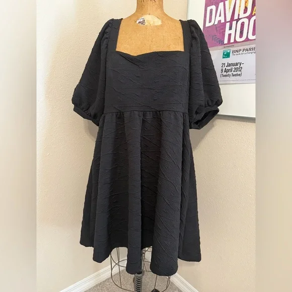 FREE PEOPLE 🐼 Violet Mini Dress
Size XL
Color: Black - Picture 5 of 17